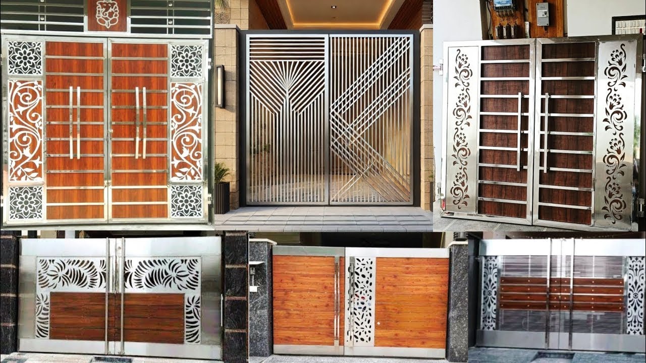 Best Stainless Steel S S Gate Design in india  Steel Gate Design For Home