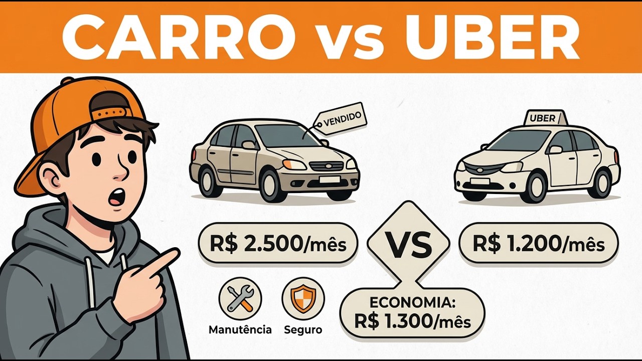 Carro ou Uber: Qual vale mais a pena?