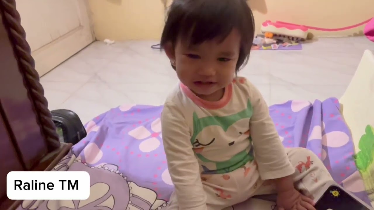 RALINE BANGUN JAM 05.00 SUBUH MAMA DAN PAPA TEMANI KAKAK MAIN 💕💖