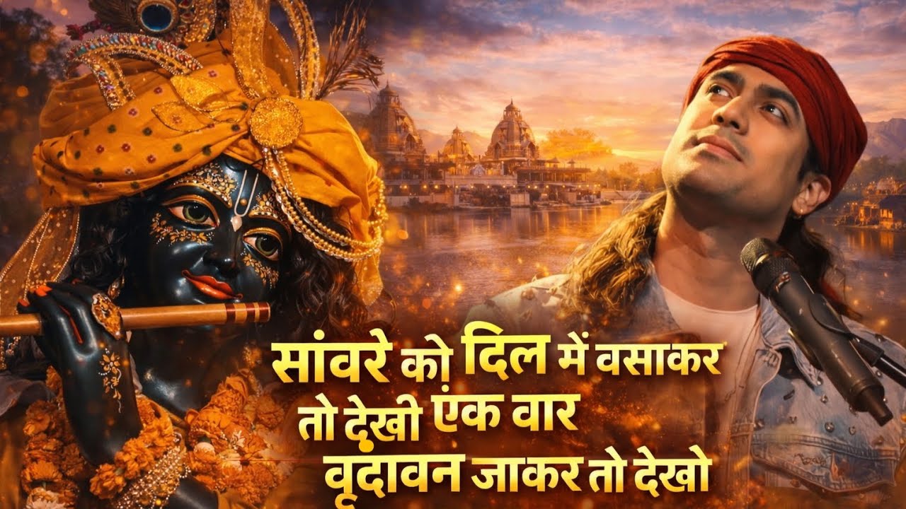 # सांवरे को दिल में बस कर तो देखो एक बार वृंदावन जाकर तो देखो भजन # 