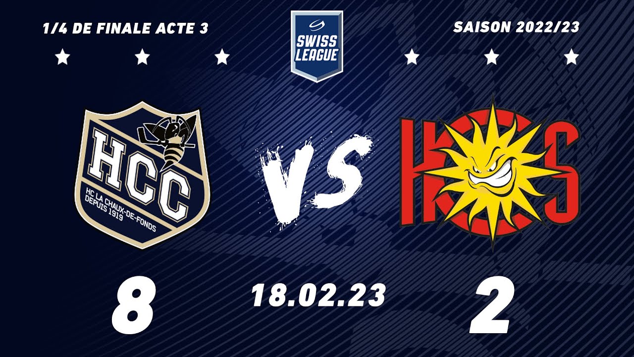 18 février 2023 HC La Chaux-de-Fonds – HC Sierre (8-2)