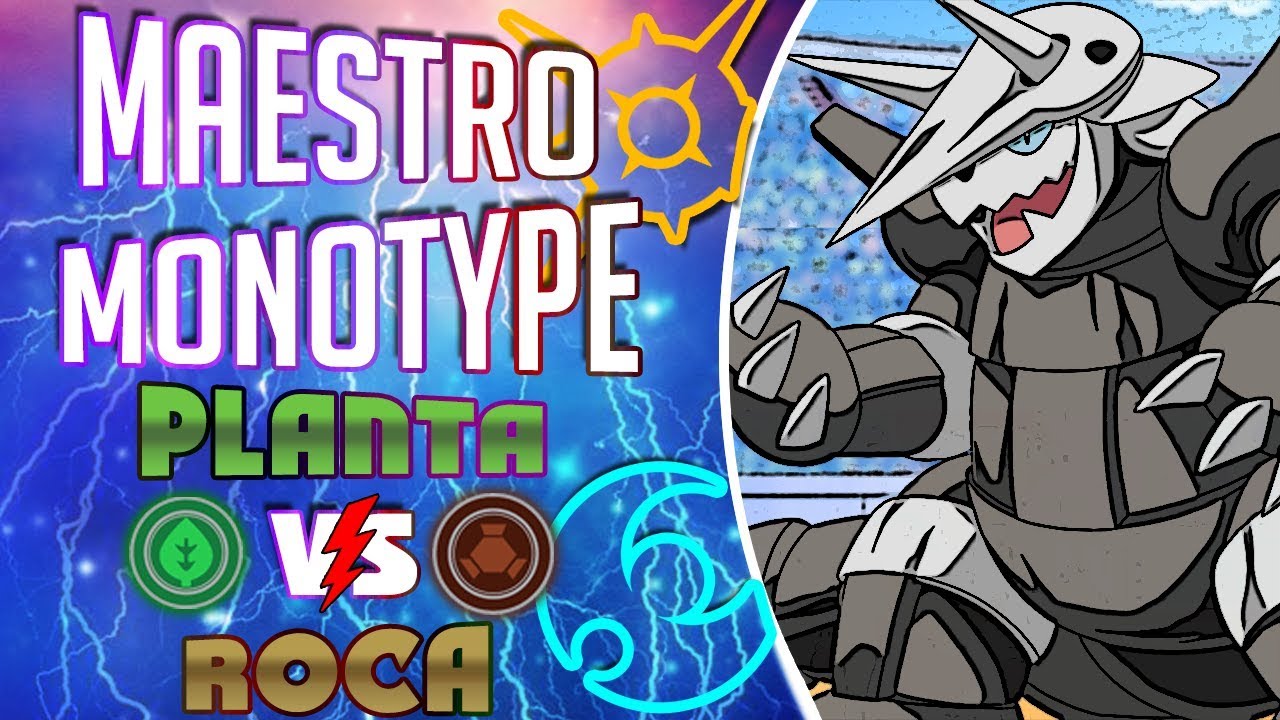 MONOTYPE PLANTA VS MONOTYPE ROCA | AGGRON CON ALIGERAR! COMBATES ONLINE POK&Eacute;MON SOL Y LUNA