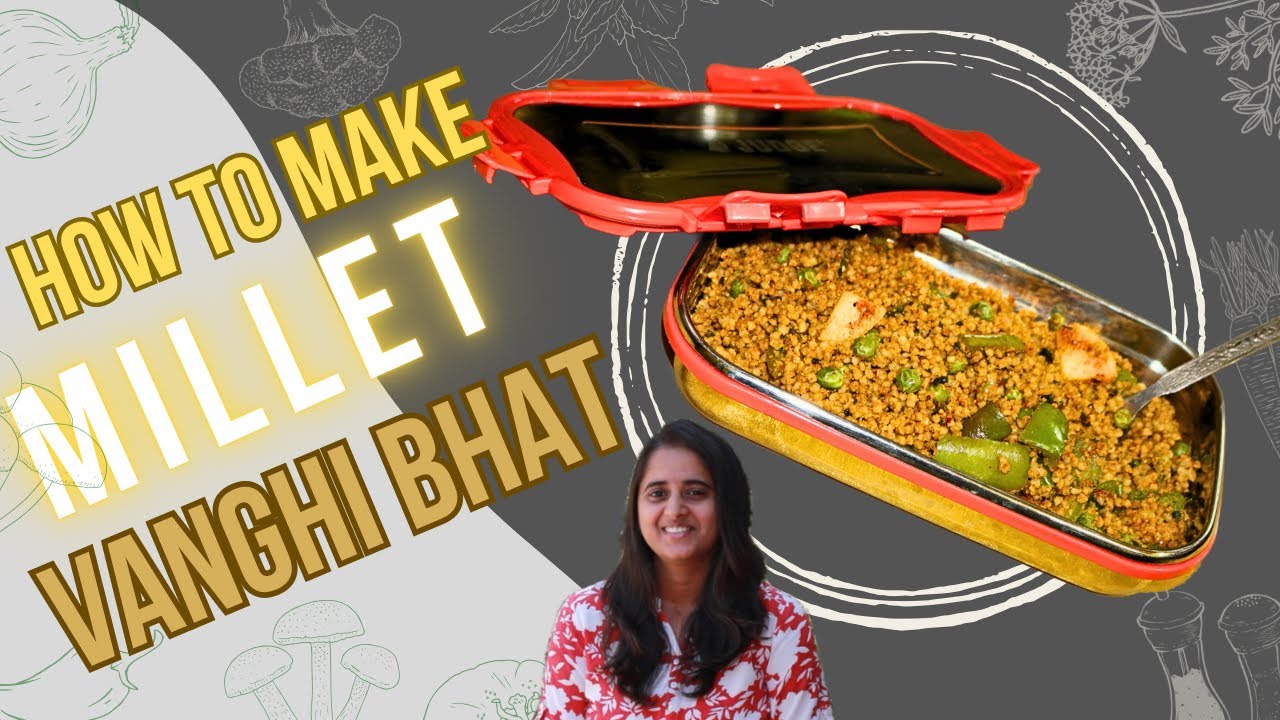 How to make MILLET VANGHI BHAT? #drsarala #milletrecipes #lunchboxrecipe
