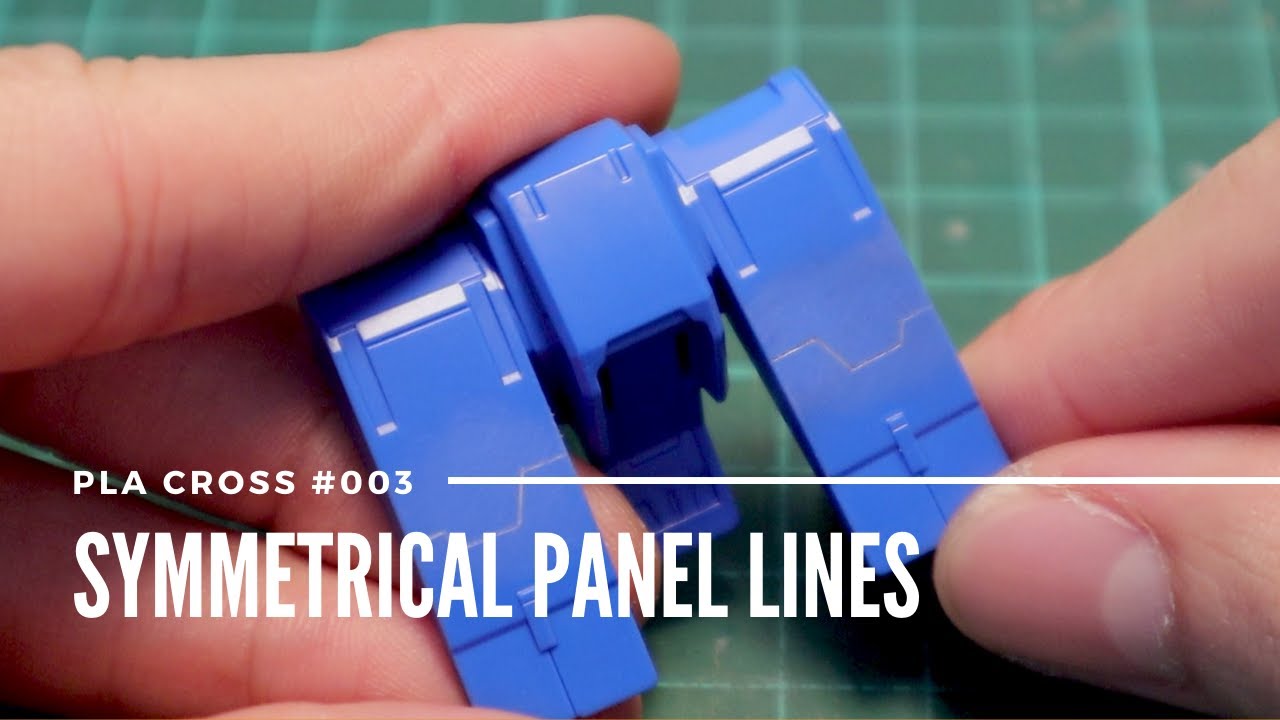 Pla Cross #003 | Gunpla Custom Tutorial | Symmetrical Panel Line
