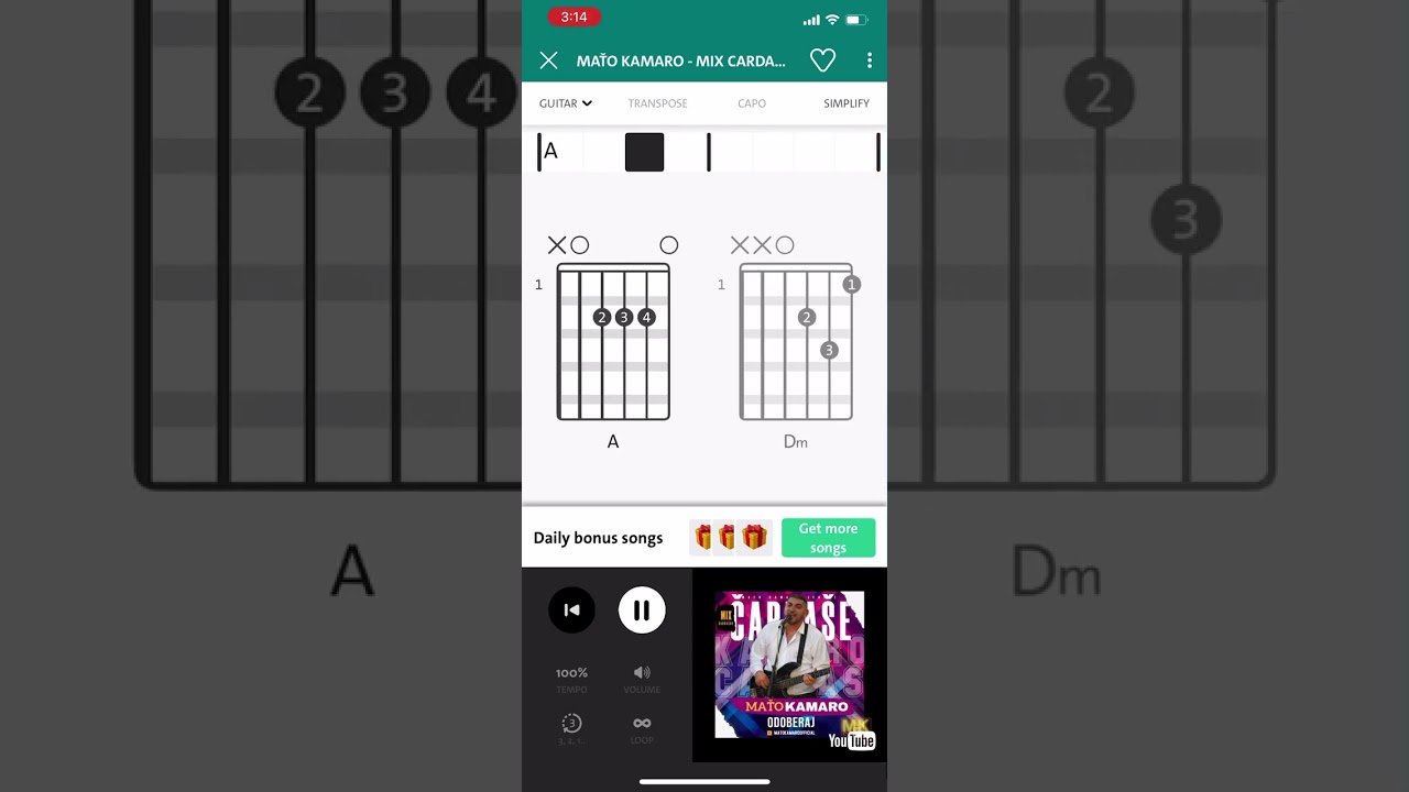 Mato kamaro - mix cardase (akordy)