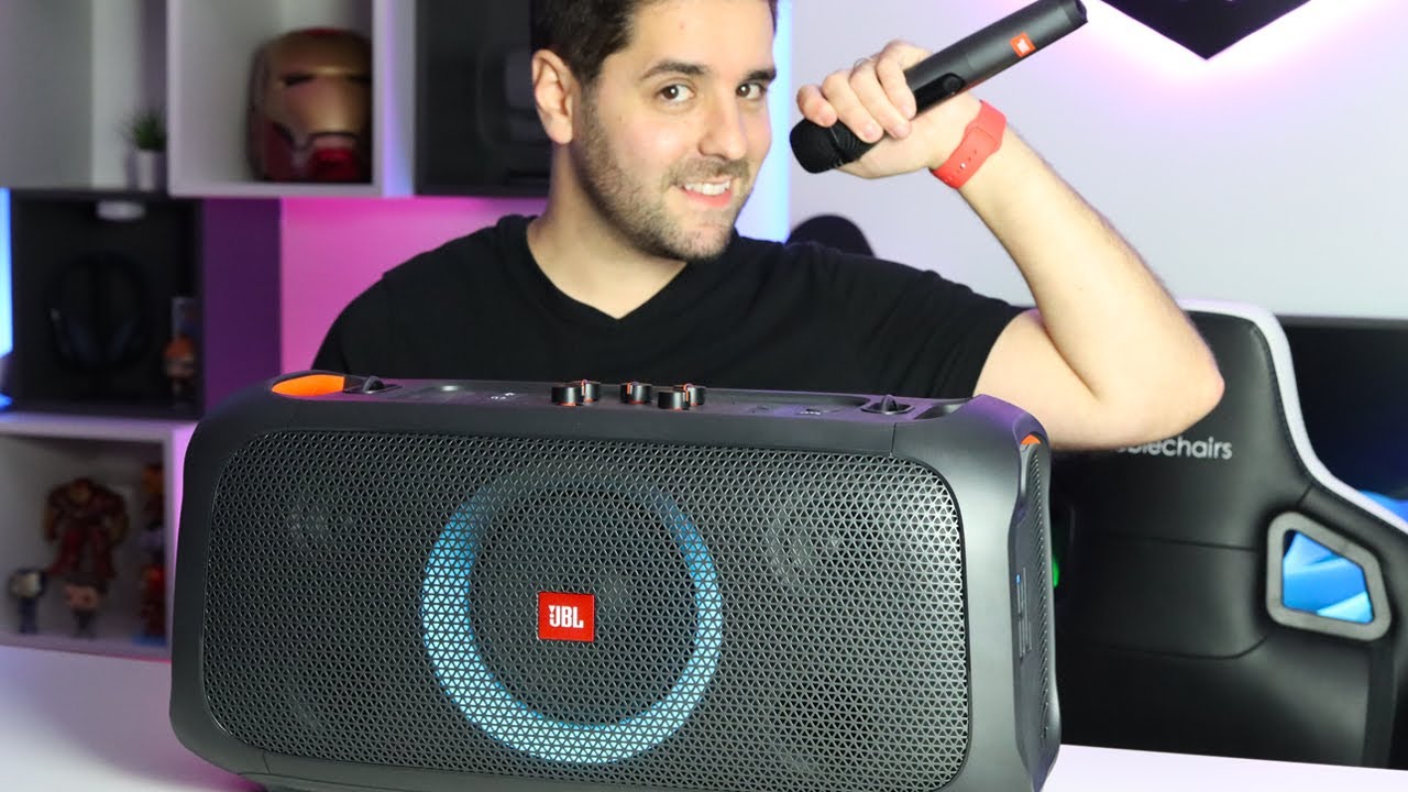 JBL Partybox On the Go | A Coluna com Microfone