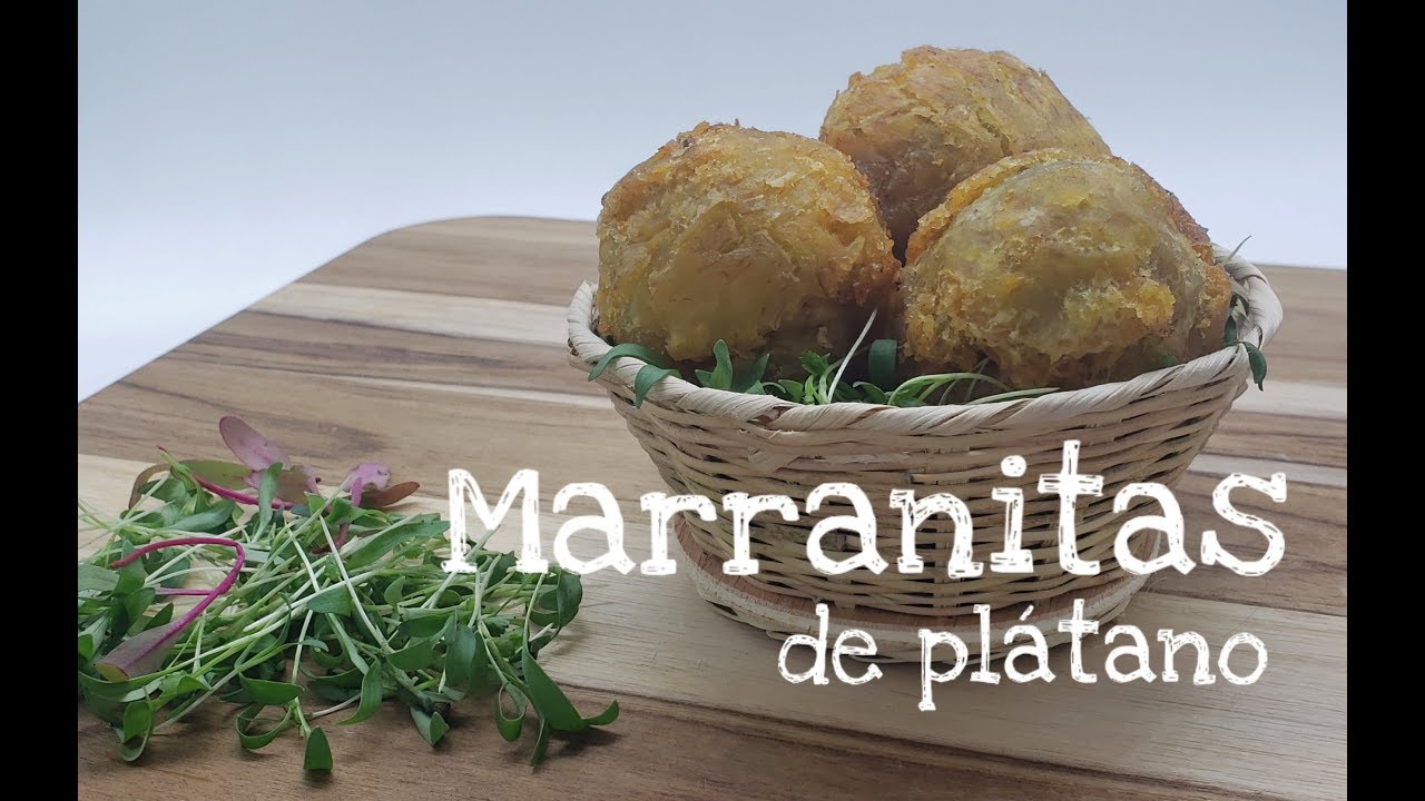 MARRANITAS VALLECAUCANAS - BOLITAS DE PLÁTANO RELLENAS DE CHICHARRÓN