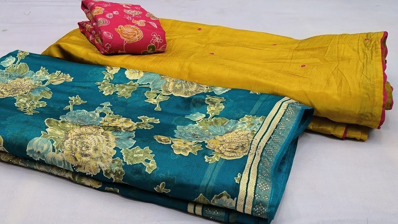 New Fancy Blouse Sarees|fancy Braso Saree|Work Sarees#newsareemodel #newtrendingsaree 
