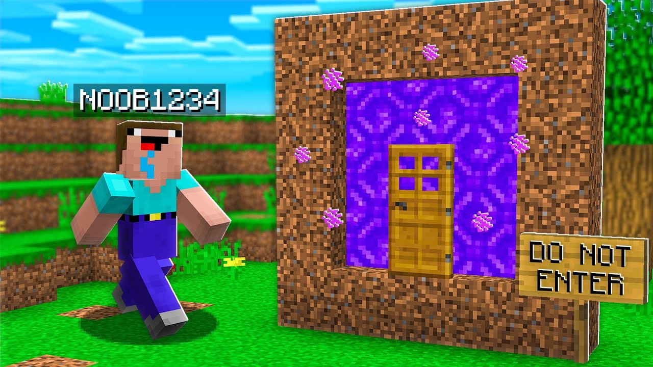 I Found Noob1234's SECRET Portal in Minecraft!