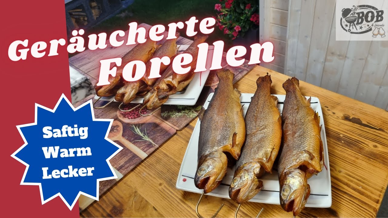 Geräucherte Forellen und Filets, ein Traum den die Industrie nicht bieten kann.