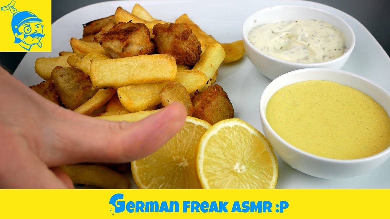 ASMR eating no talking: fish and chips🐟🍟🇬🇧