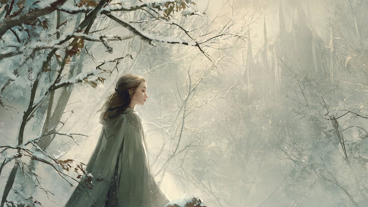 Celtic Fantasy Music – Silent Elven Noble Walking Through a Winter Forest / Study & Deep Focus Music