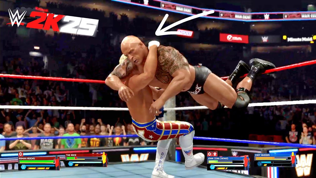WWE 2K25 | What could have happened | The Rock vs. Cody Rhodes untold story #wwe2k25 #ps4pro