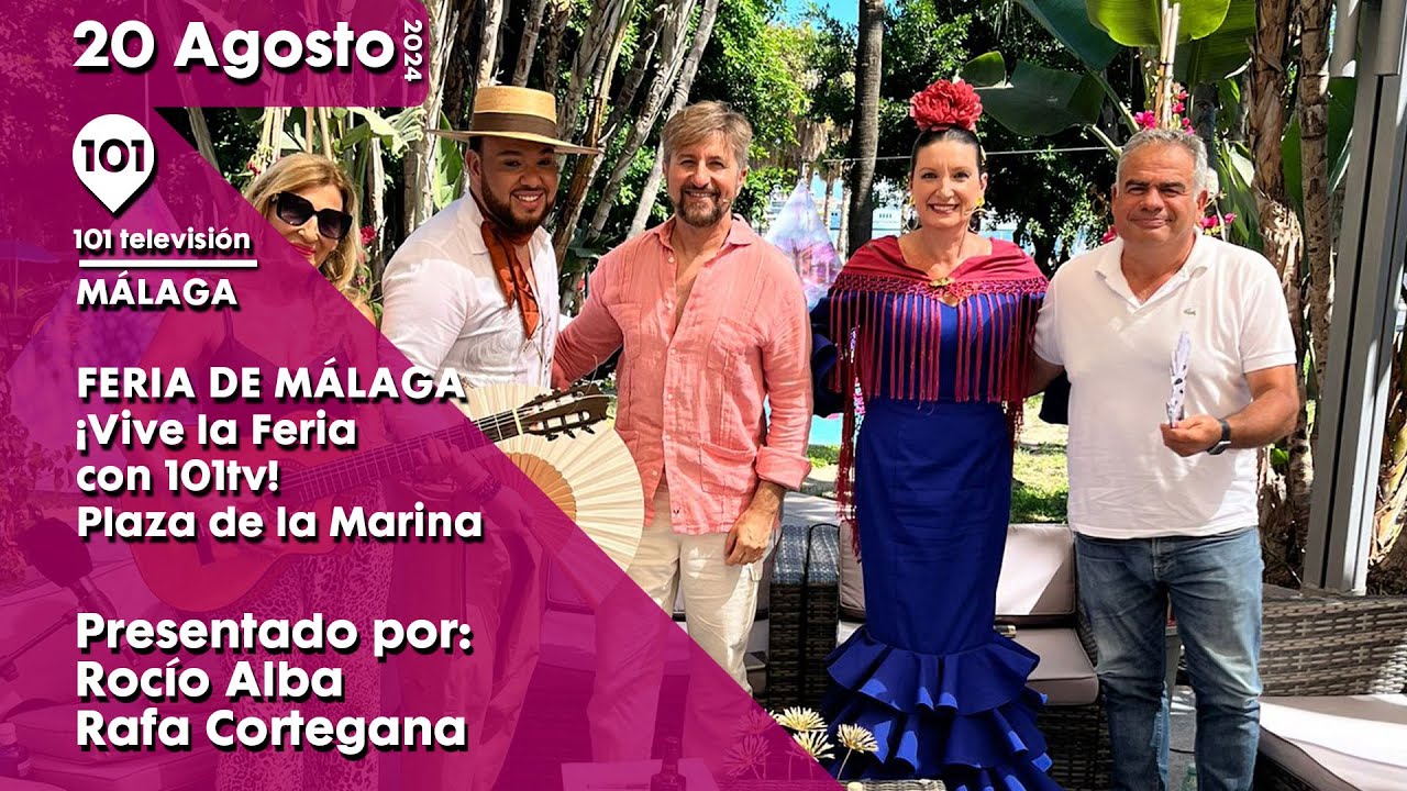 🎢🎡 En Directo | Feria de Málaga | Desde la Caseta de la Plaza de la Marina | 20 agosto