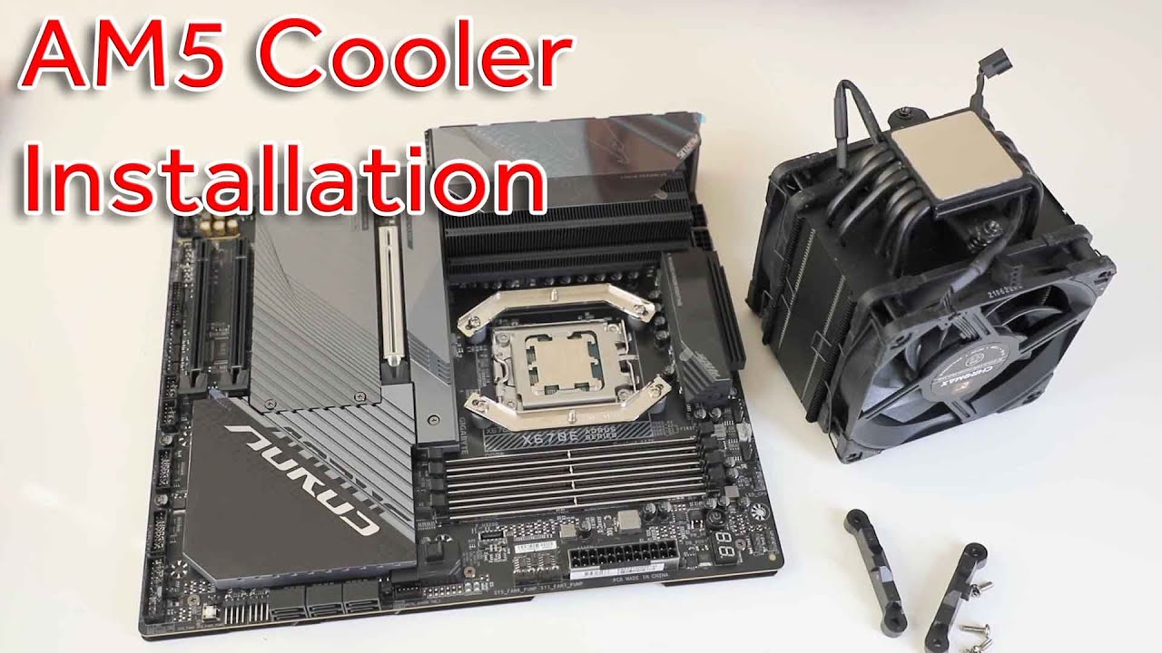 Процессорный кулер AMD AM5 - Установка Noctua NH-U12A Chromax.Black