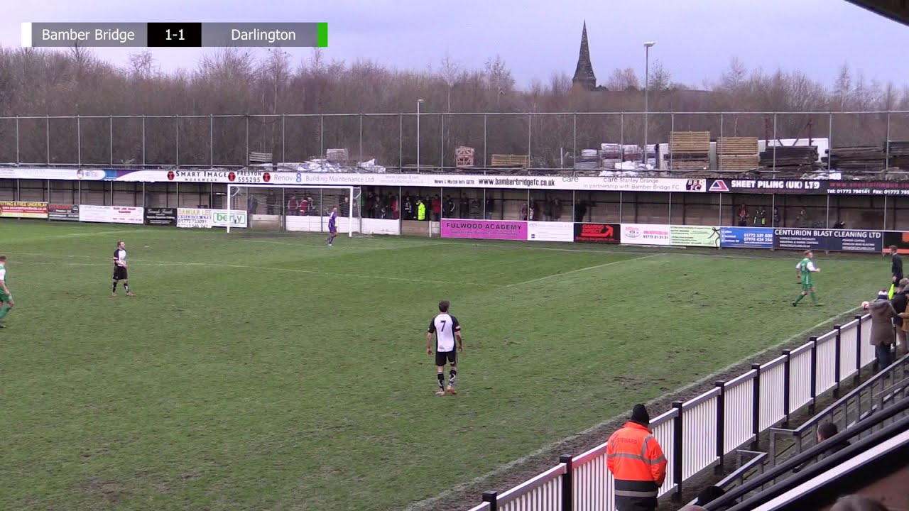 Bamber Bridge 1-2 Darlington - Evo-Stik First Division North - 2014/15
