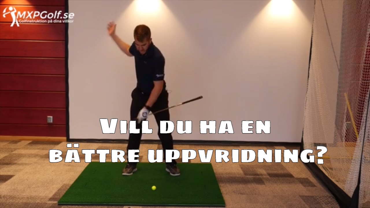 St&ouml;rre uppvridning  och skonsammare sving