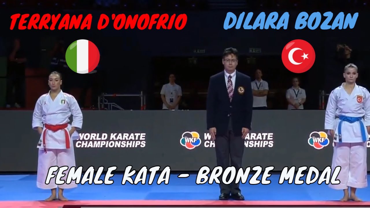 Terryana D'Onofrio VS Dilara Bozan | Female Kata Bronze | WKF WORLD KARATE CHAMPIONSHIPS 2023 #wkf