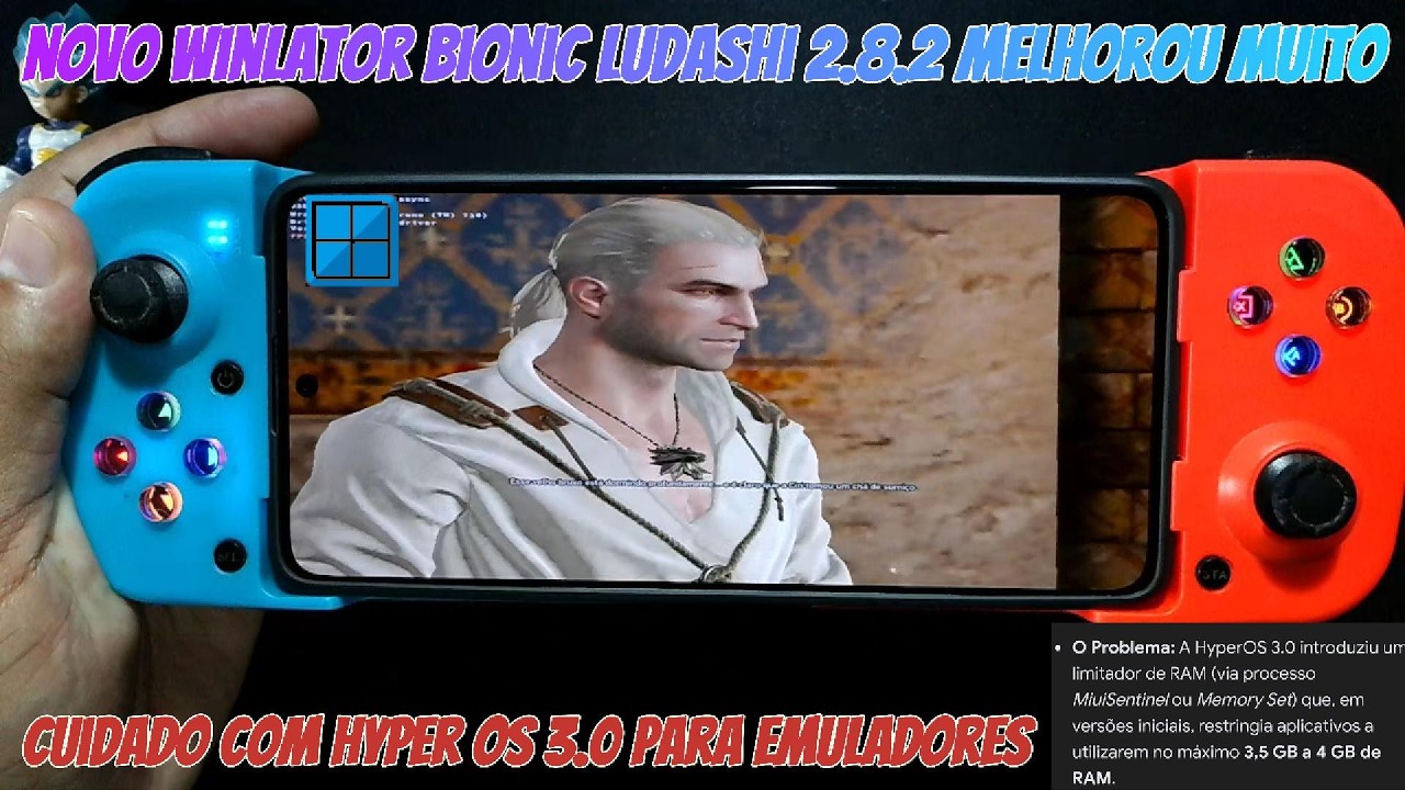 WINLATOR BIONIC LUDASHI 2.8.2 MAIS DESEMPENHO FPS E MAIS CELULARES FUNCIONANDO E JOGOS ABRINDO!