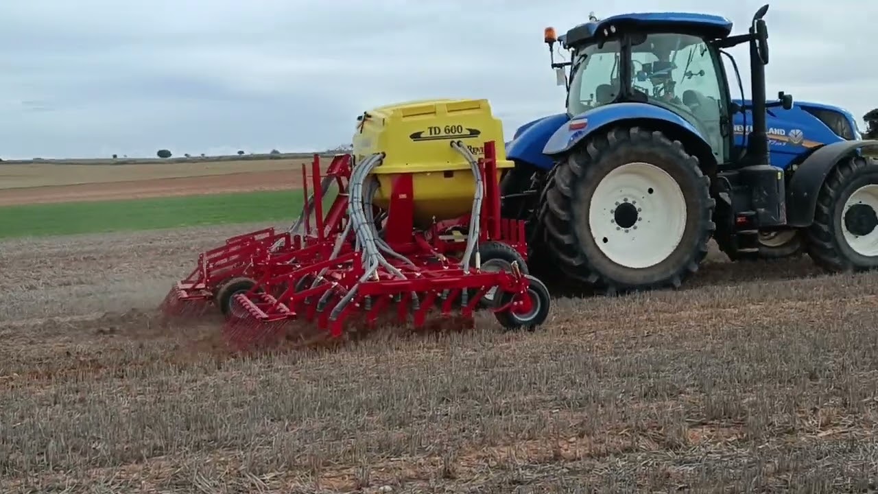 Sembradora marca AGUIRRE, modelo TD 600, consola COMPLET