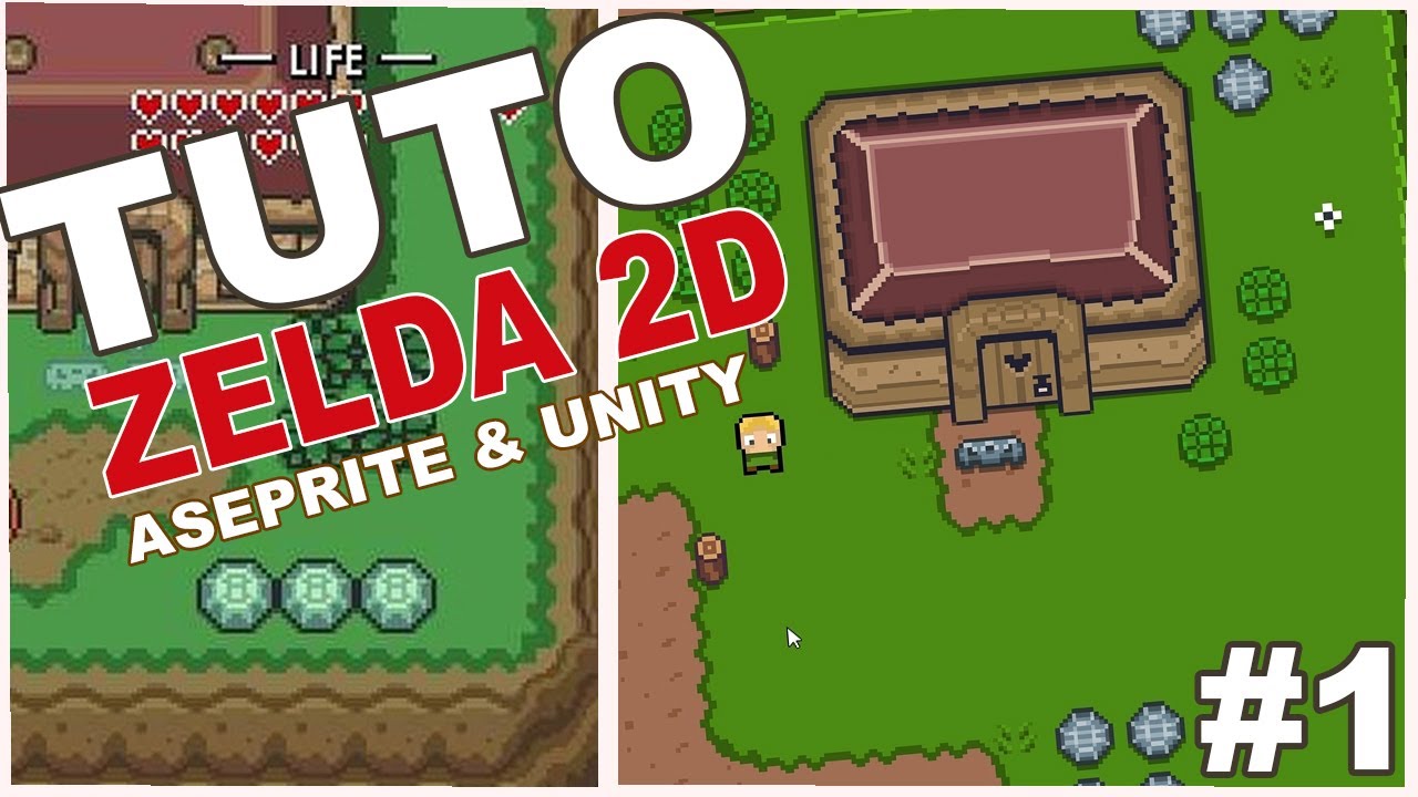 [ TUTO ] Faire un jeu 2D type Zelda avec Aseprite et Unity #1