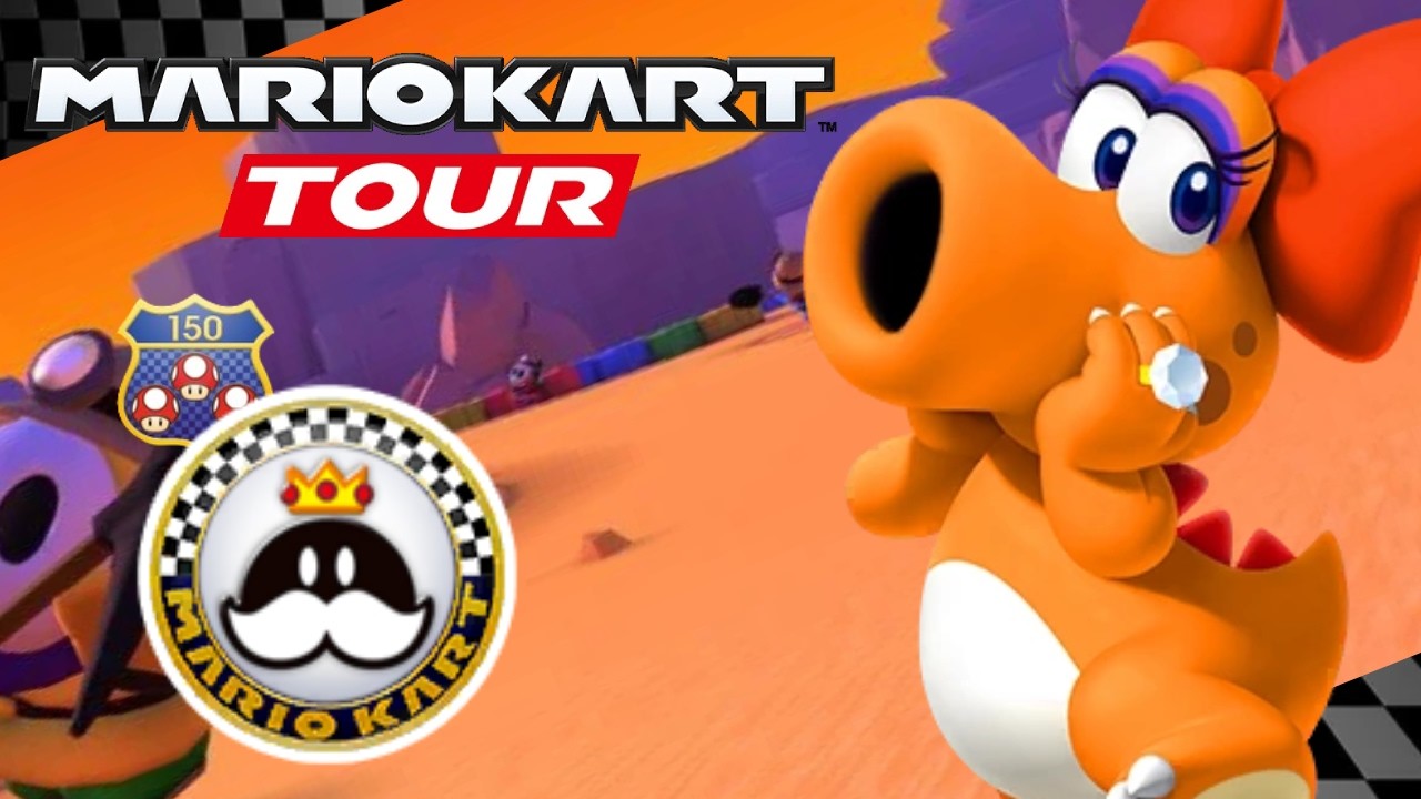 Mario Kart Tour Exploration Tour King Bomb-OMB Cup Gameplay 