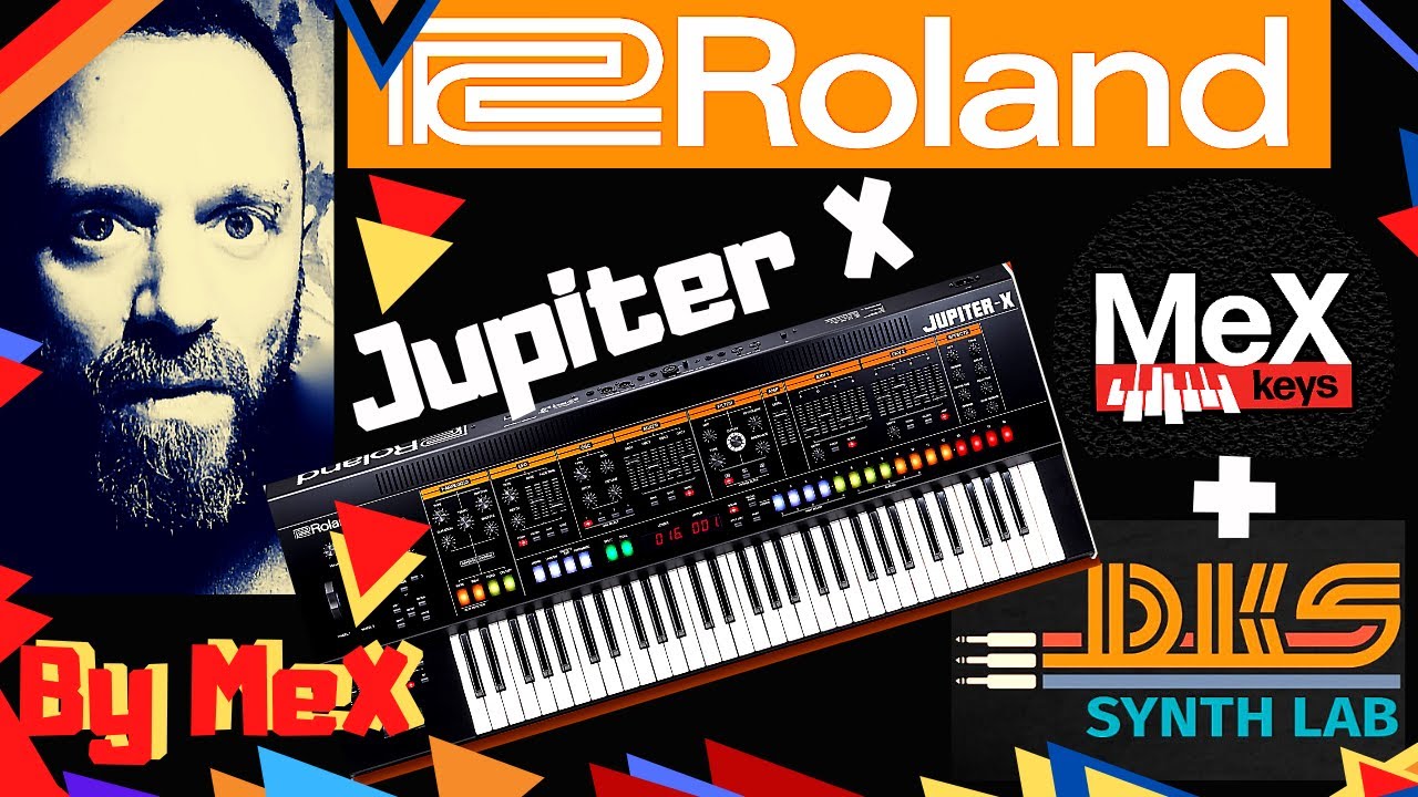 Roland Jupiter X by MeX & @DKS-SYNTH-LAB (Subtitles)