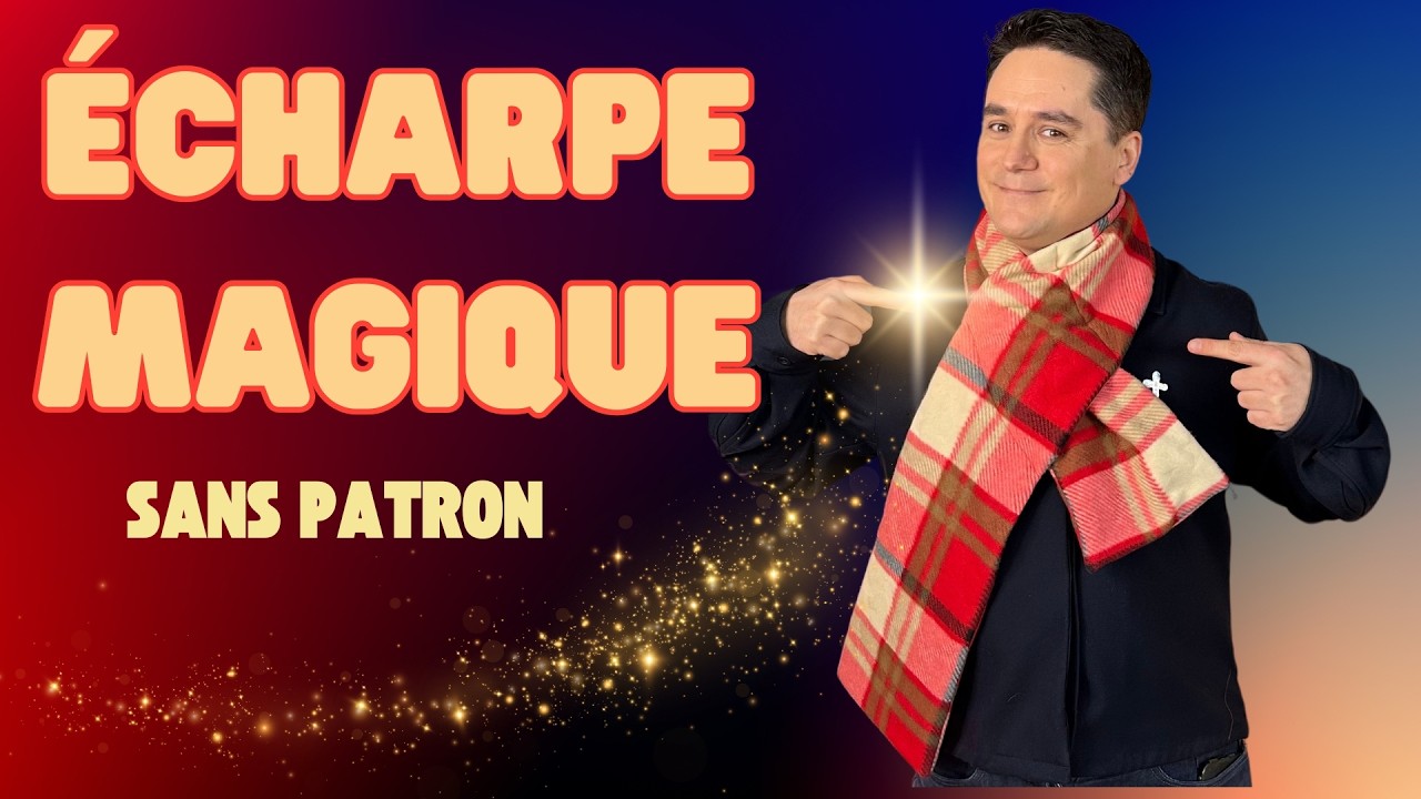 Cette écharpe se noue toute seule !
