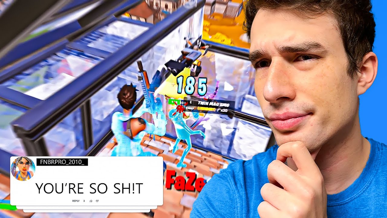 Реакция на монтажи Fortnite от моих ненавистников... (часть 37)