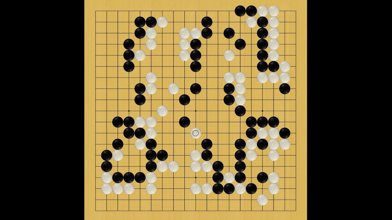 【囲碁の師匠katago変則打ち込み碁】220 四子局【囲碁】