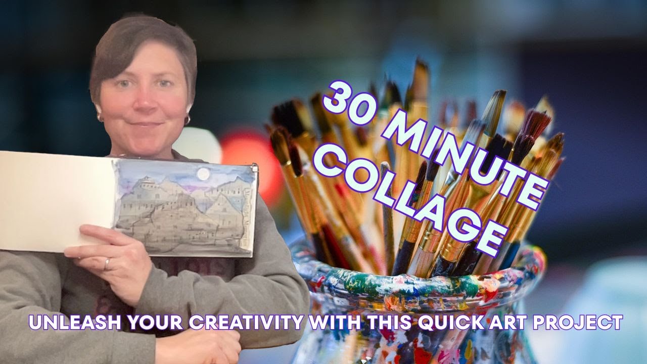 Relaxing Real-Time Collage Tutorial | Intuitive Art Using Vintage Sheet Music