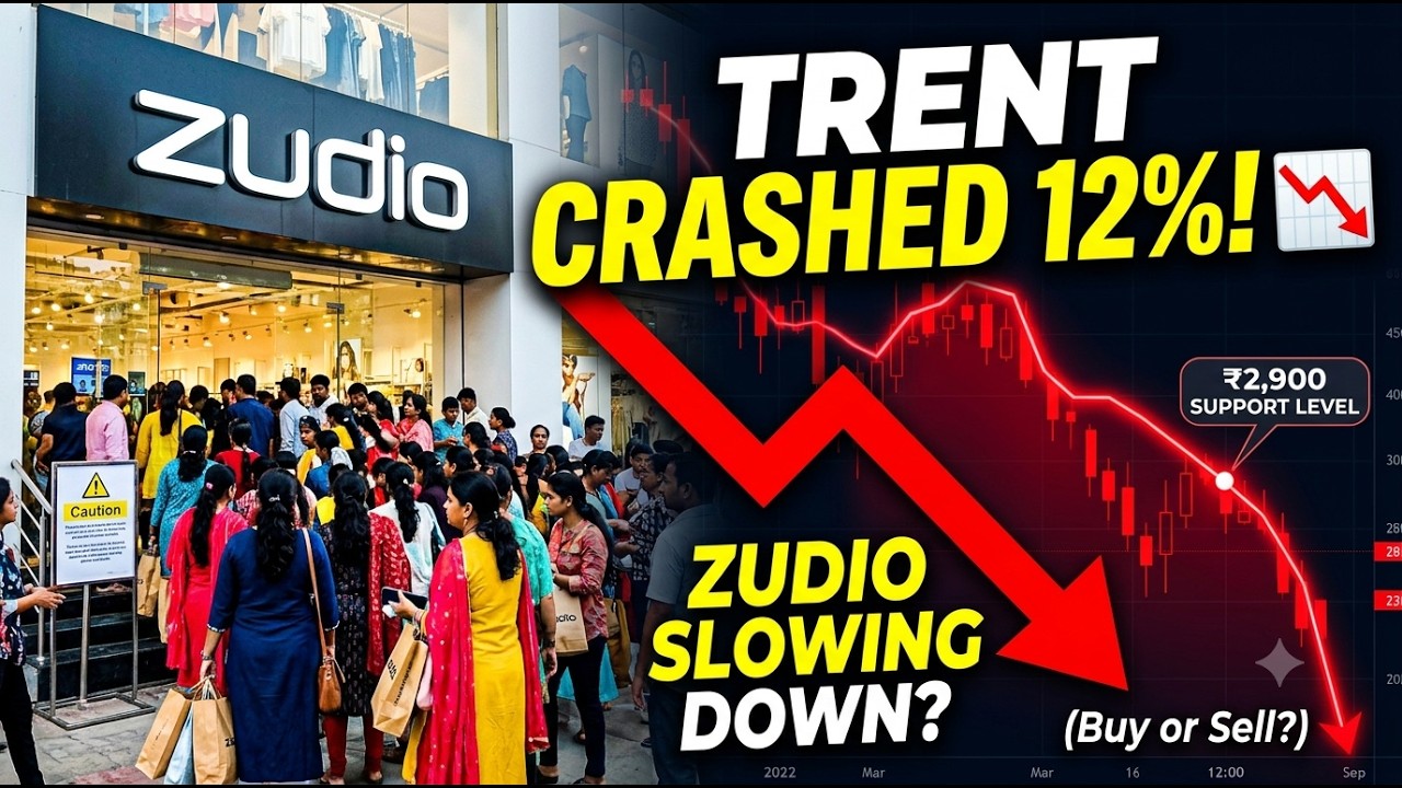 Trent Shares Crash 12% After Q1FY27 Update: Why Zudio & Westside Stock is Falling?