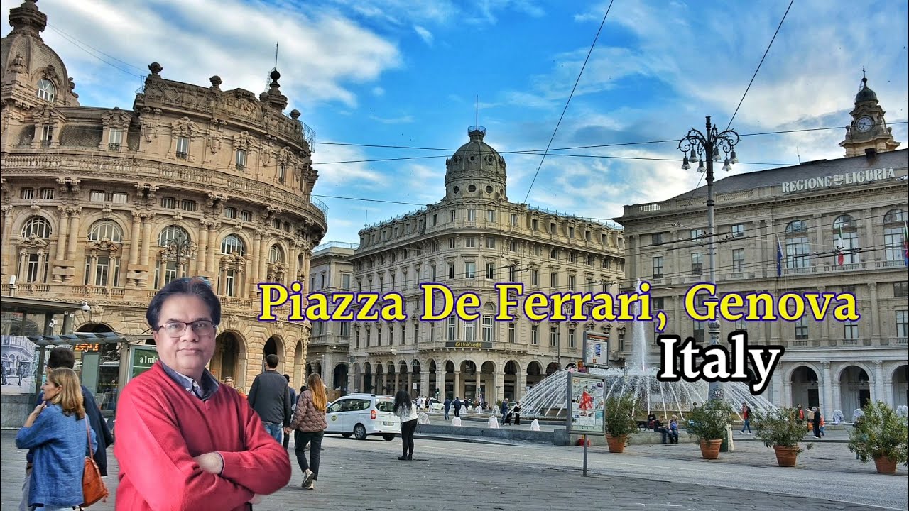 Discovering Piazza De Ferrari Genova Italy