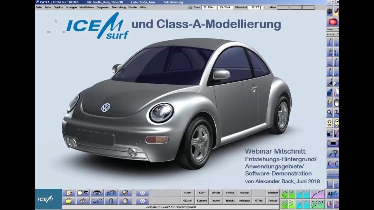 ICEM Surf Grundlagen 1: Historie & Straken von Kurven