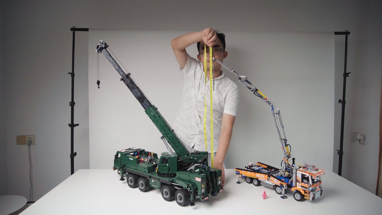 气动不插电工程类科技组是你的菜嘛？宇星19014混凝土泵车MouldKing_LEGO 42128 MOC Klein Creations Concrete pump truck