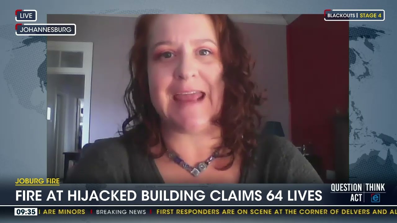 Joburg Fire | Fire at hijacked building claims 64 lives