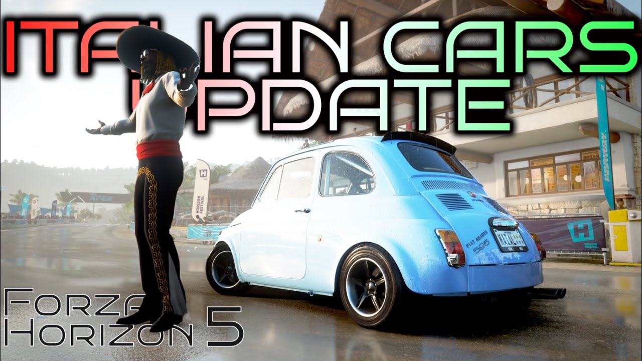 Forza Horizon 5: ITALIAN CARS UPDATE | Abarth - Fiat - Lancia - Alfa Romeo