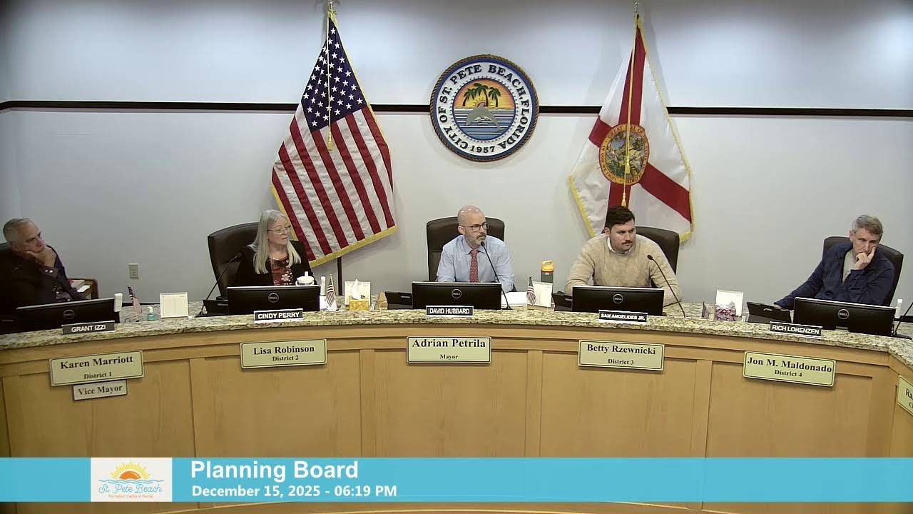 Planning Board Meeting - December 15, 2025