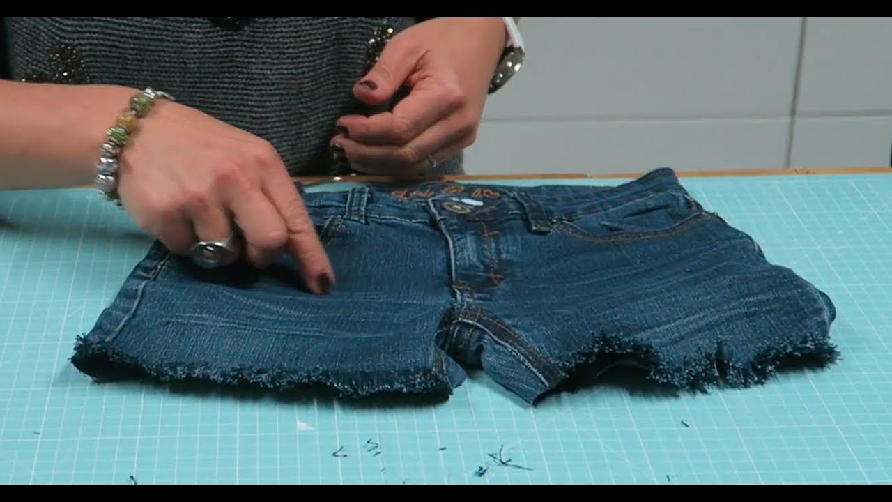 Trasforma vecchi jeans in shorts alla moda - SUB ENG