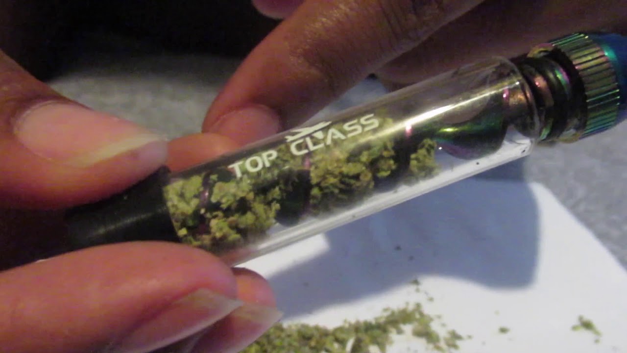 HOW TO USE/FILL A TWISTY GLASS BLUNT & SMOKE