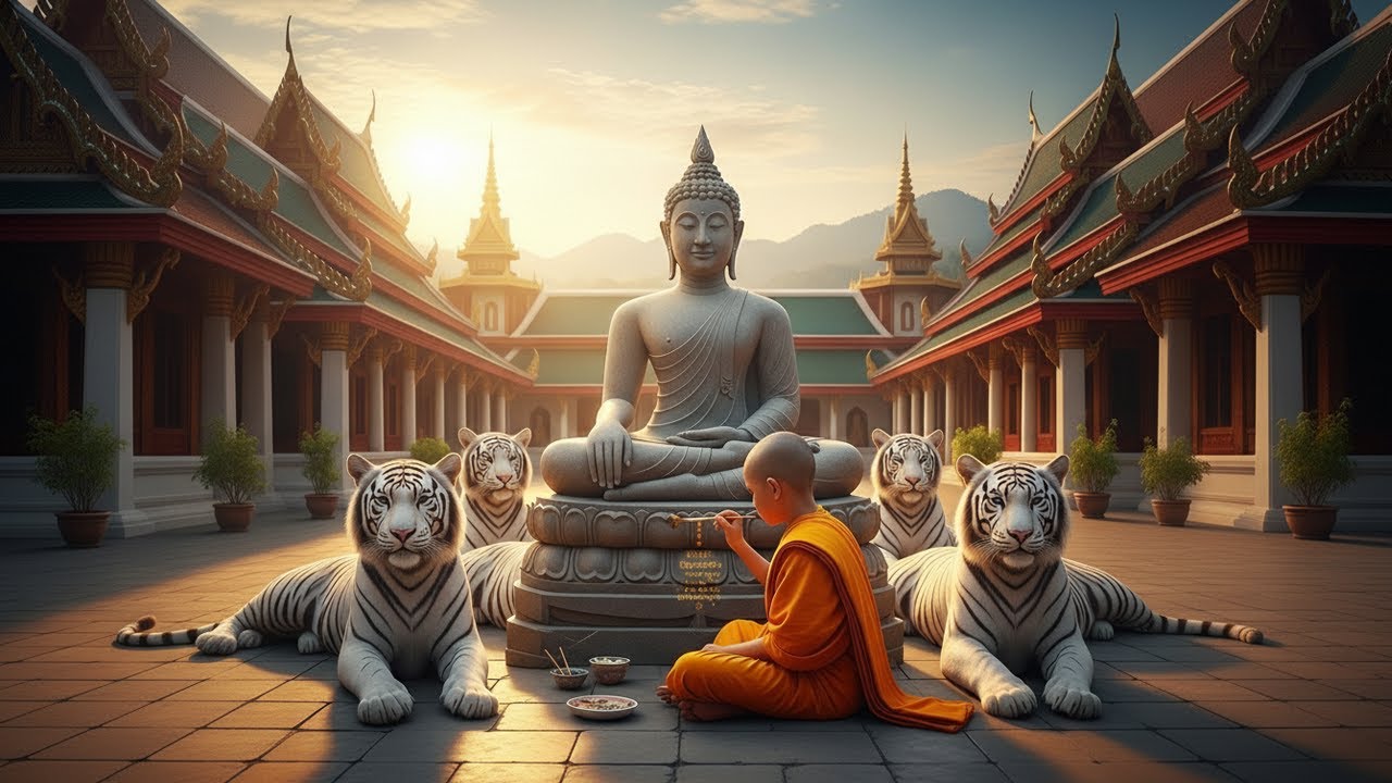 ความลับใต้ฐานพระ! สิ่งที่เณรน้อยเขียน ทำให้ภูเขาทั้งลูกลุกขึ้นปกป้องวัดจากภัยร้าย