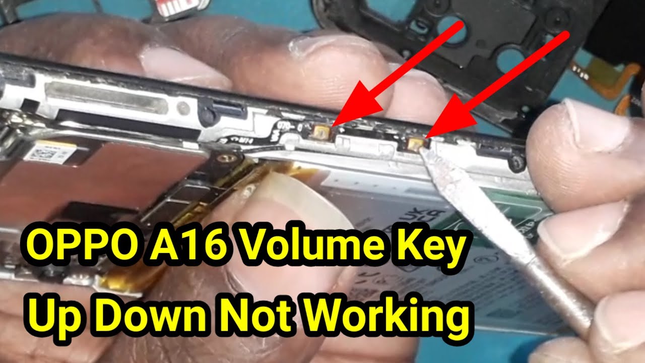 Oppo A16 volume key up down not working | Oppo A16 volume key change