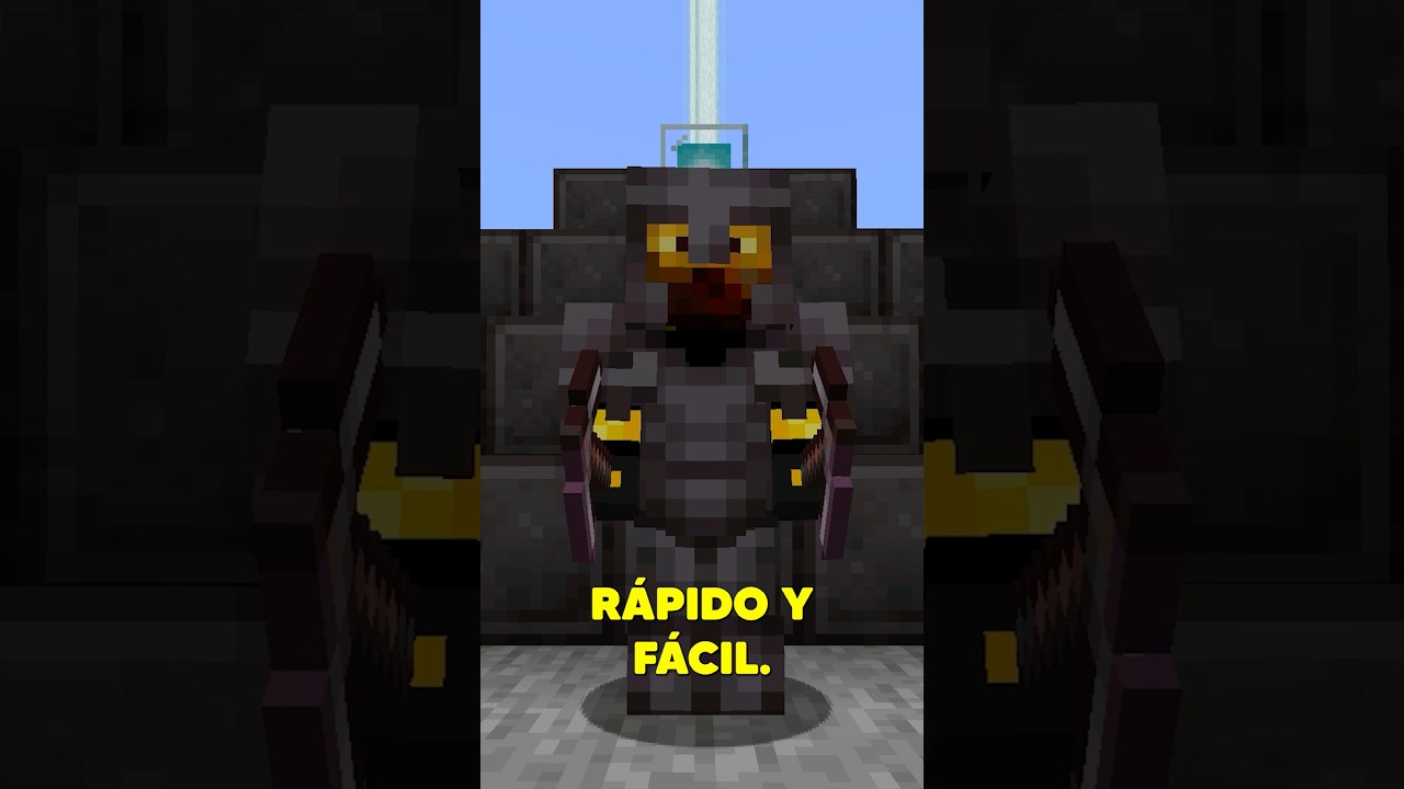 Como conseguir netherite r&aacute;pido y facil
