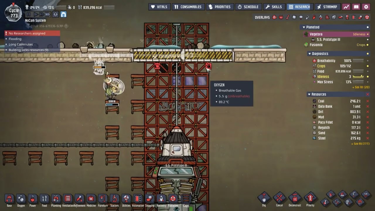 Rocket Work | Oxygen Not Included - Part 111