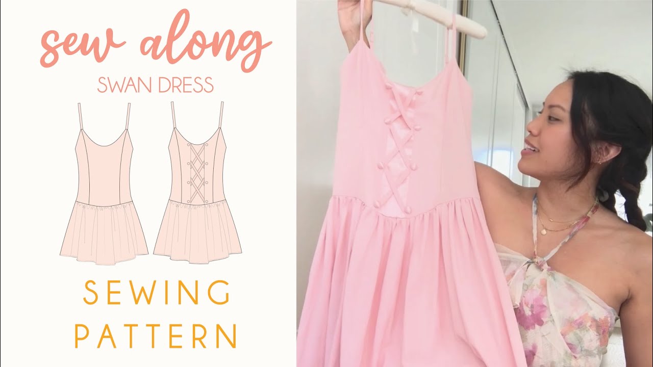 SWAN DRESS SEWING TUTORIAL + PATTERN / BEGINNER FRIENDLY