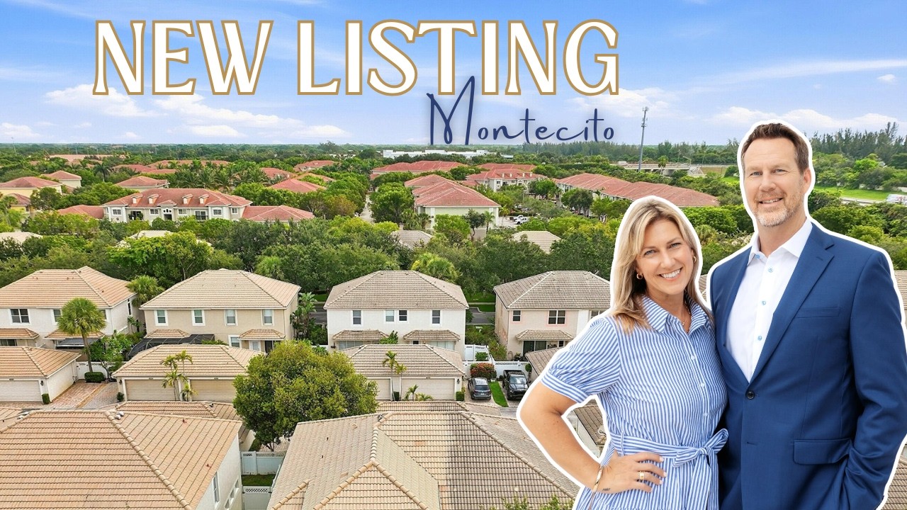 3 Bed Townhome for Sale in Palm Beach Gardens FL | Gated Montecito Community