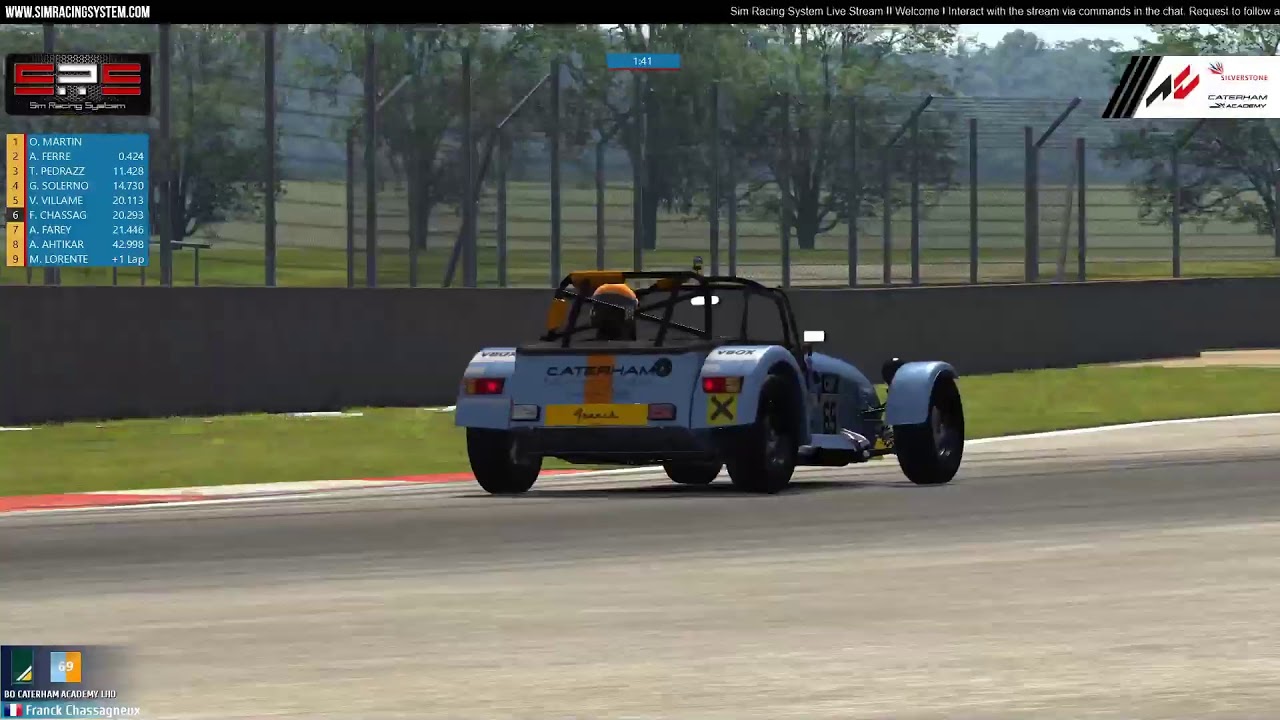 SRS Live Now! CaterhamAcademy @ SilverstoneNational 23:00GMT 2021-02-06