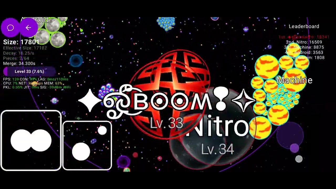 MERG - Circle Map & Free Coins (agar.io alternative)