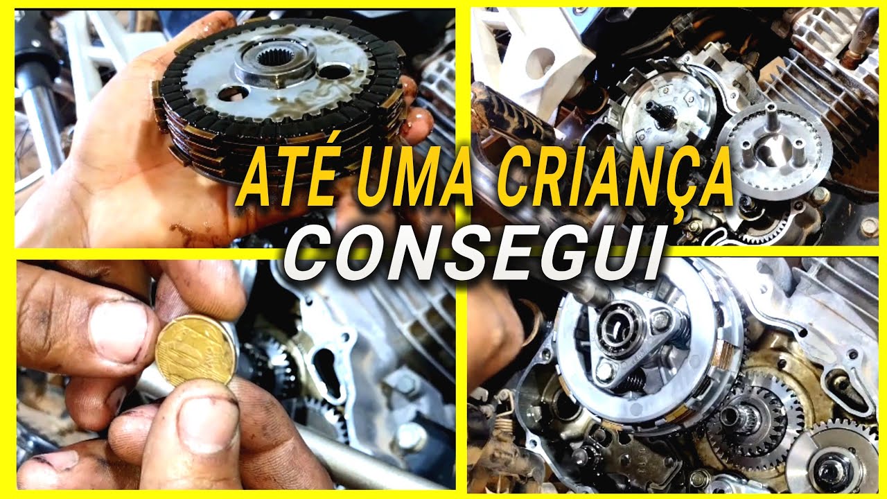 COMO TROCAR OS DISCOS DE EMBREAGEM FAN 160, START 160, TITAN 160, BROS 160 ?