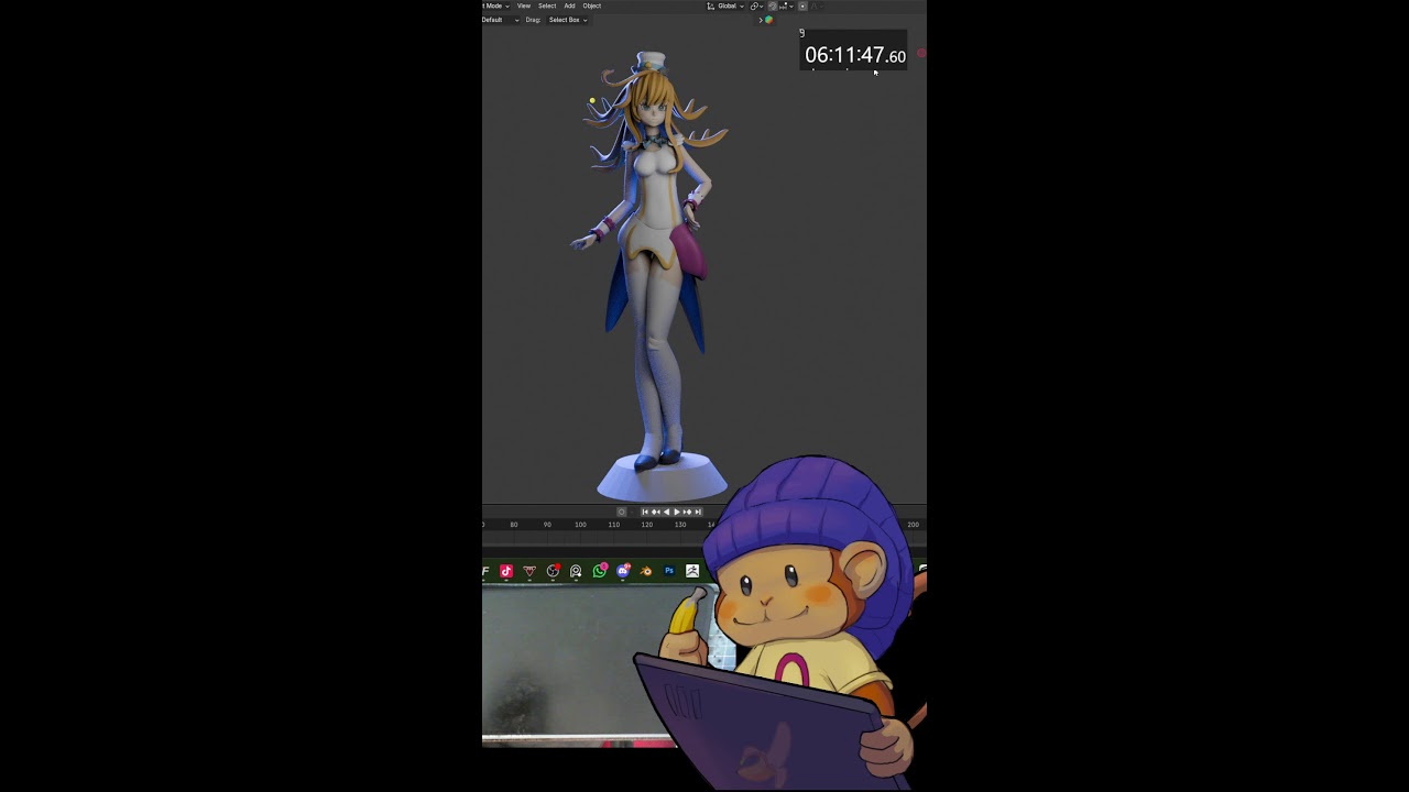 🐒💀 Escultura rápida en vivo 🔥